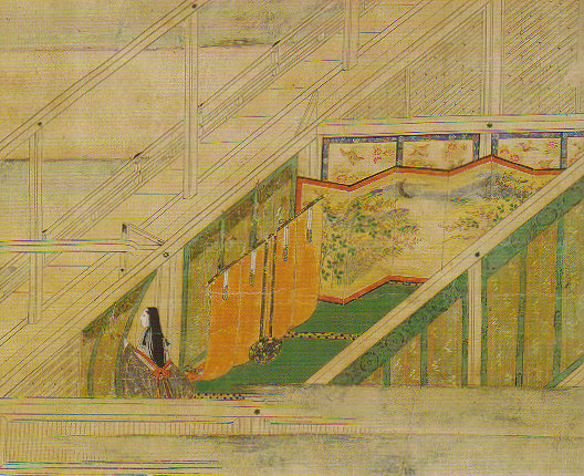 Murasaki Shikibu at Ishiyamadera Temple