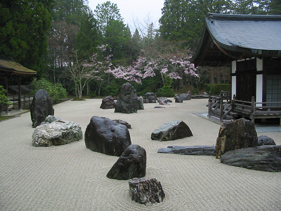 Japanese gardens: Koyasan Kongobuji Temple