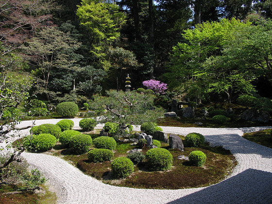 Japanese gardens: Manshuin Temple