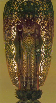 Seiryoji Shaka - a copy of the lost Udayana Buddha