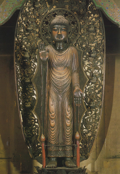 Seiryoji Temple Shaka - copy of Udayana Buddha