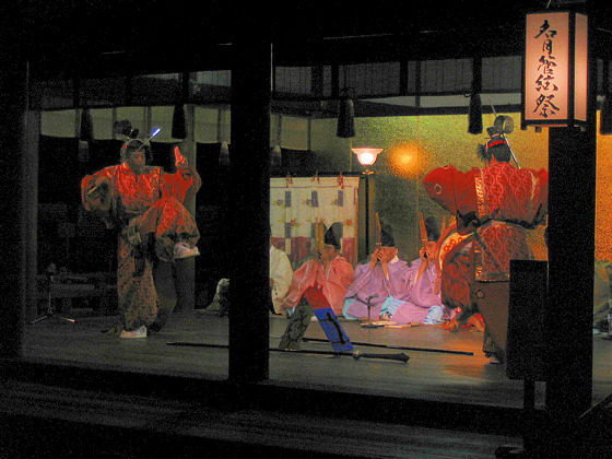 Shimogamo Shrine Bugaku Dancing