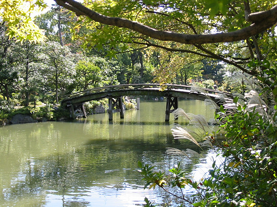 Japanese gardens: Shosei-en garden