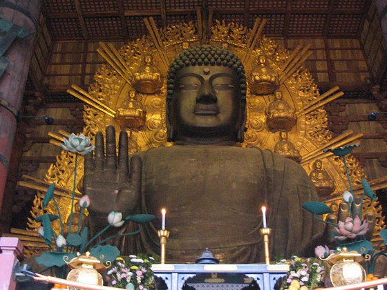 Todaiji temple Great Buddha (Daibutsu)