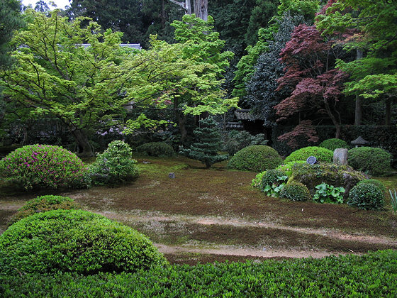 Japanese gardens: Unryuin Temple