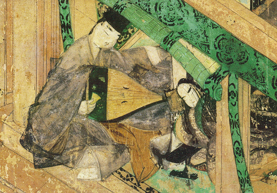 Scene from the Tale of Genji picture scroll